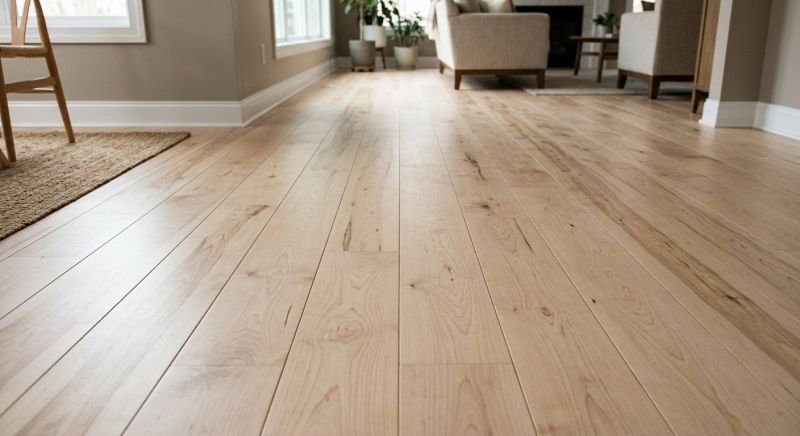 Birch Floor Installation in Stafford, VA