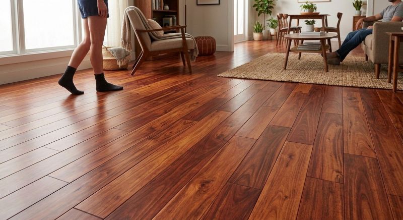 Cherry Floor Installation in Clifton, VA