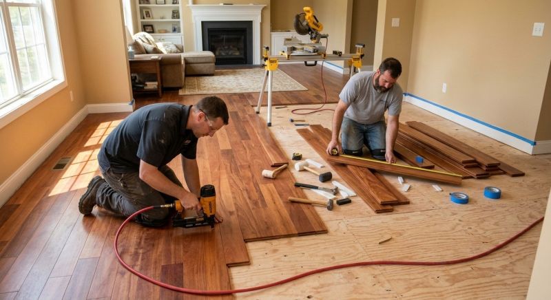 Cherry Floor Installation in Indian Head, MD