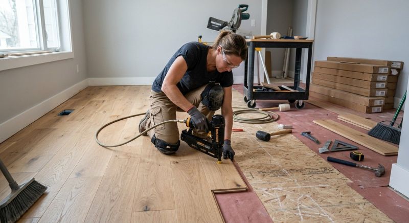 Hardwood Floor Installation in King George, VA