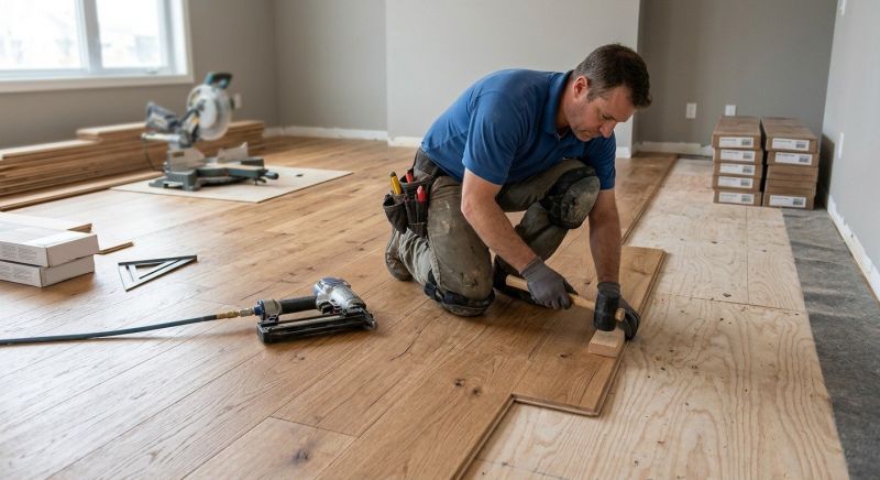 Hardwood Floor Installation in Stafford, VA