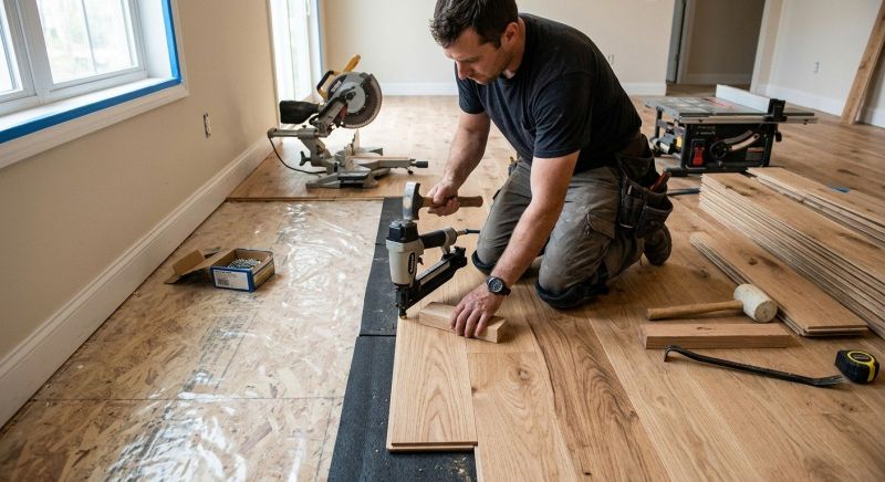 Hardwood Floor Installation in Remington, VA
