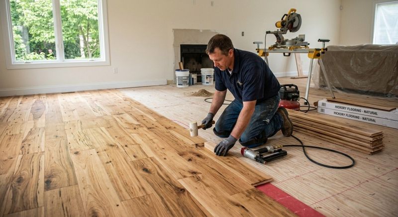 Hickory Floor Installation in Stafford, VA