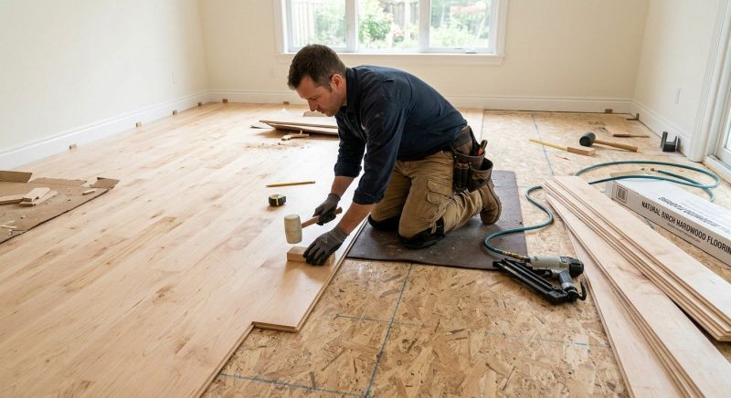 Maple Flooring Installation in King George, VA