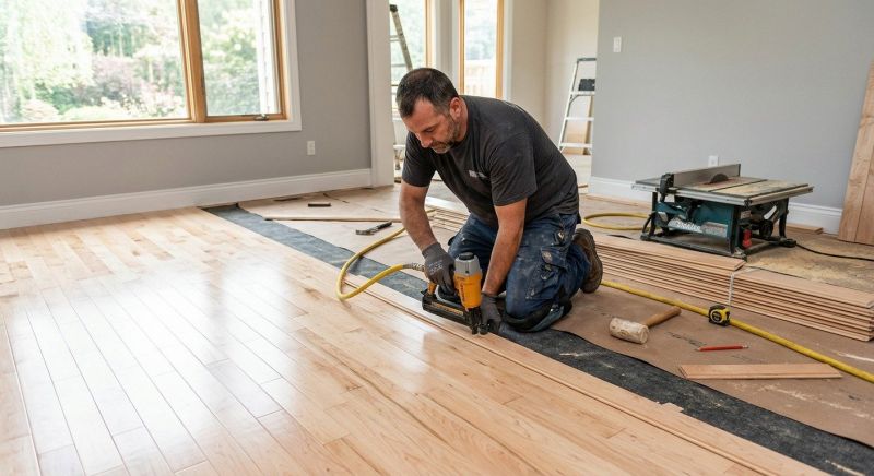 Maple Flooring Installation in Prince William County, VA