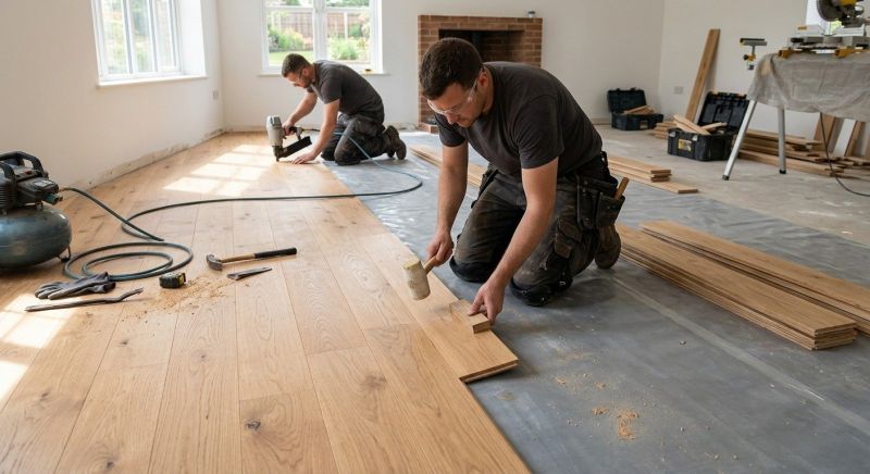 Oak Floor Installation in Bristow, VA