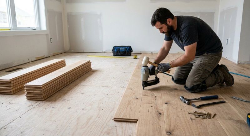 Oak Floor Installation in Burke, VA