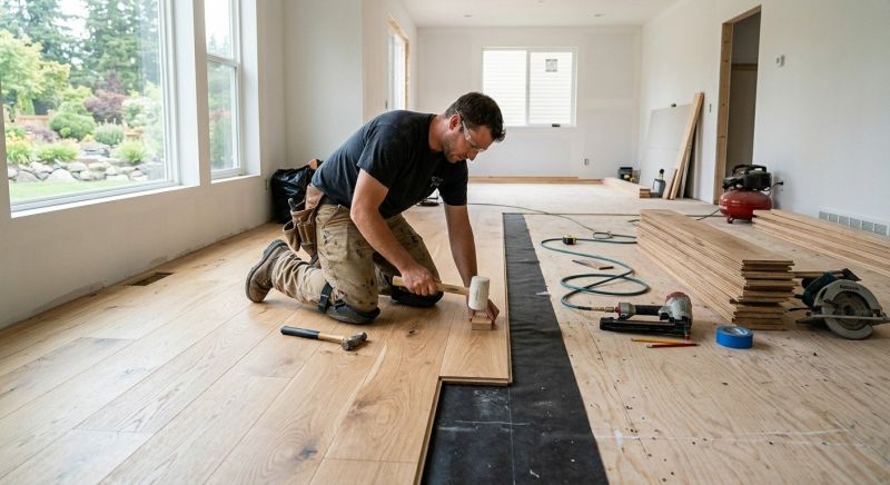 Oak Floor Installation in Catlett, VA