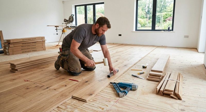 Oak Floor Installation in King George County, VA