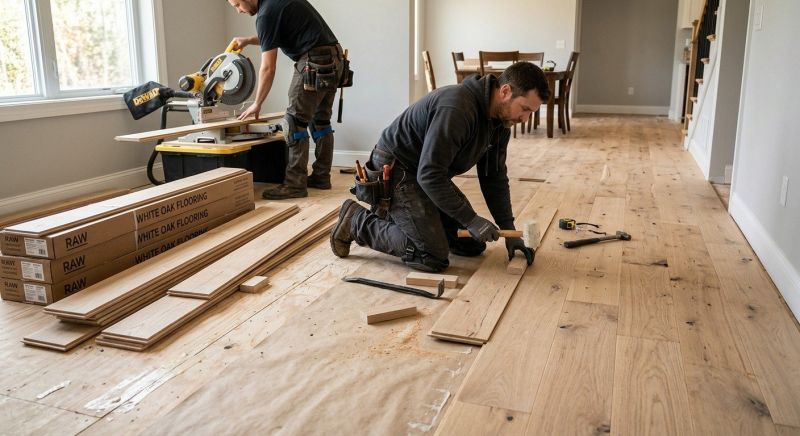Oak Floor Installation in Stafford, VA