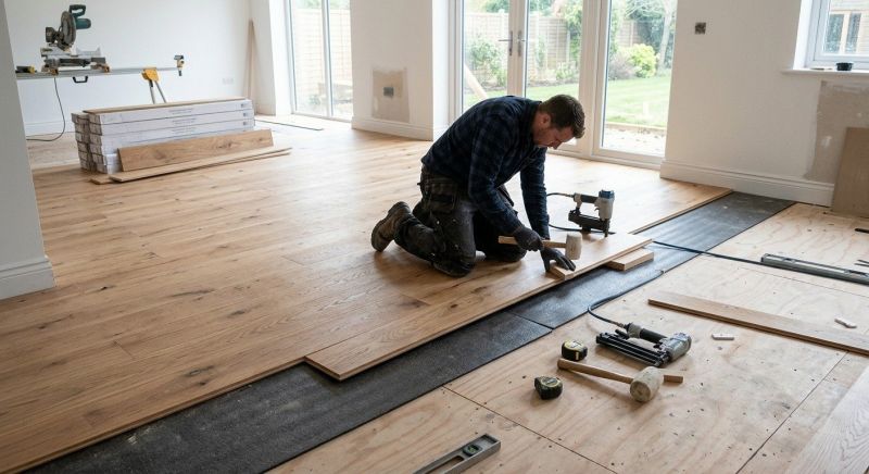 Oak Floor Installation in Locust Grove, VA