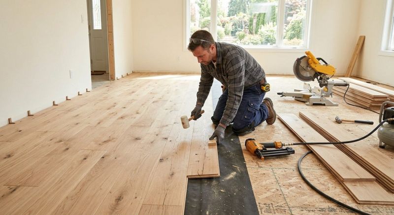 Oak Floor Installation in Lorton, VA