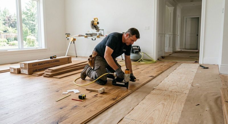 Oak Floor Installation in Remington, VA