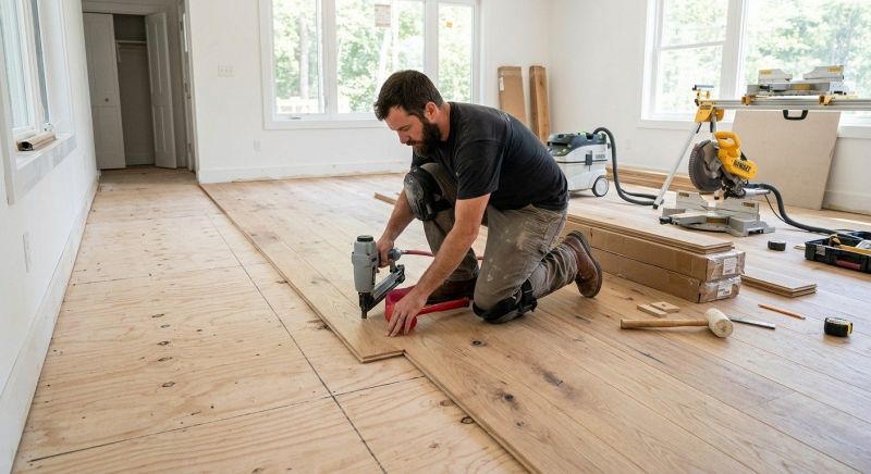 Oak Floor Installation in Stafford County, VA