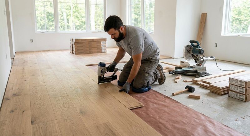 Oak Floor Installation in Triangle, VA