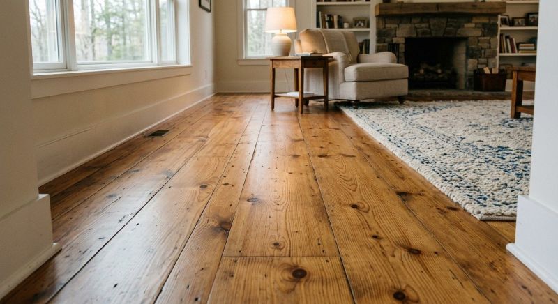 Pine Floor Installation in Stafford, VA