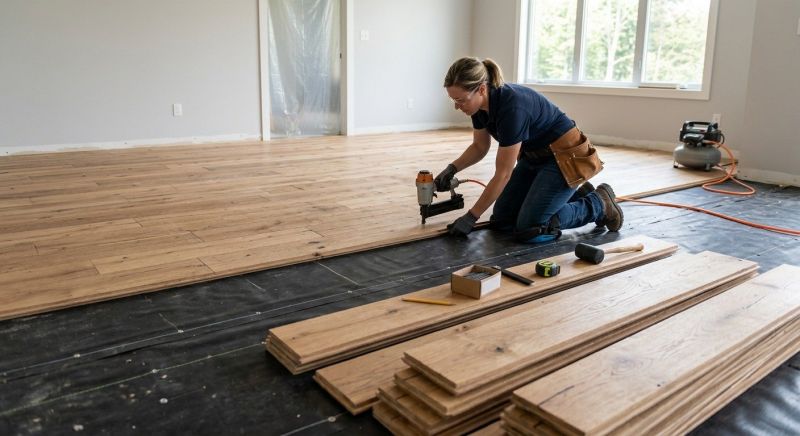 Plank Floor Installation in Stafford, VA