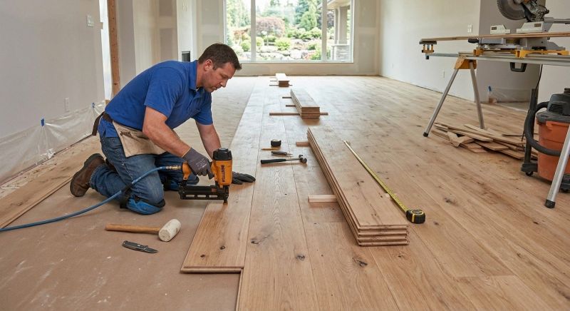 Plank Floor Installation in Stafford, VA