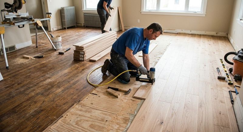 Wood Floor Replacement in Stafford, VA