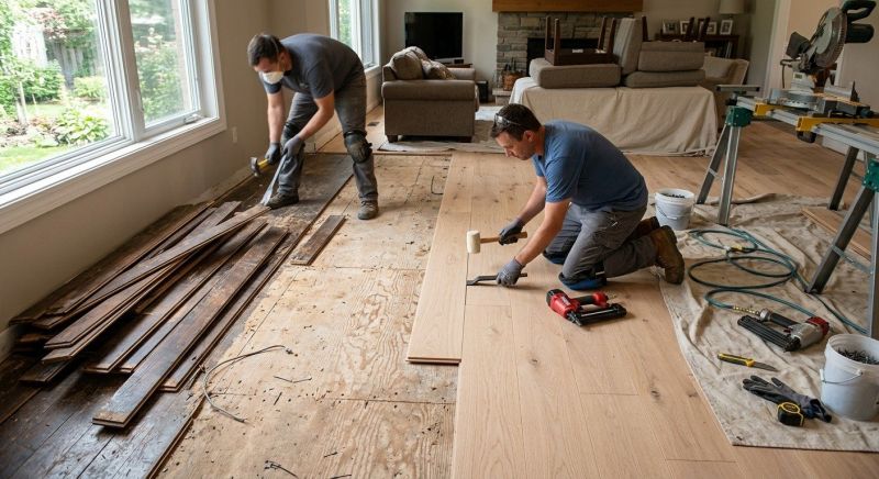 Wood Floor Replacement in Stafford, VA