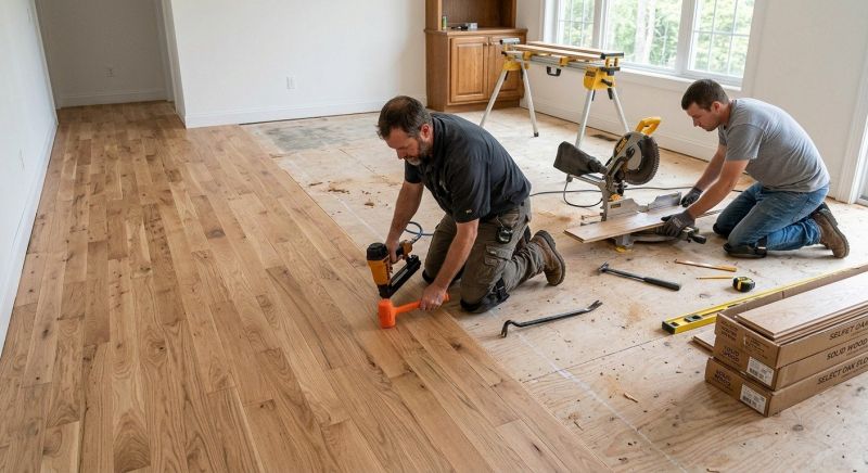 Wood Floor Replacement in Prince William County, VA